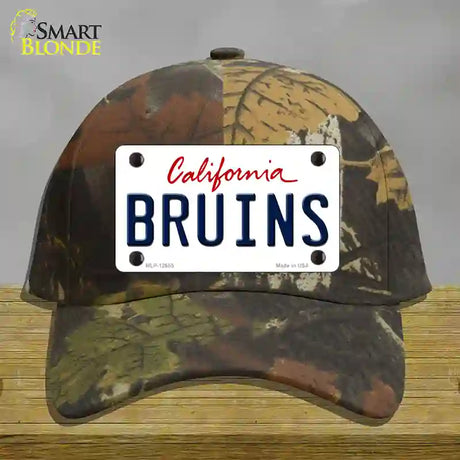 Bruins Novelty License Plate Hat Cotton / Camoflauge