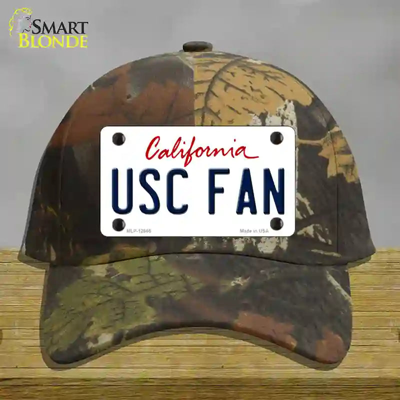 USC Fan Novelty License Plate Hat Cotton / Camoflauge