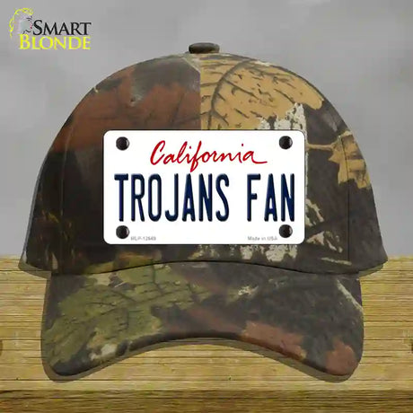 Trojans Fan Novelty License Plate Hat Cotton / Camoflauge