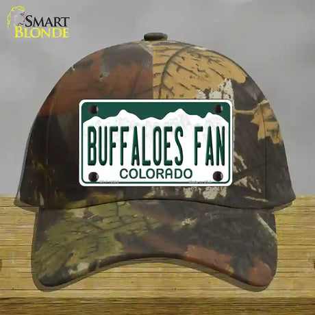 Buffaloes Fan Novelty License Plate Hat Cotton / Camoflauge