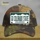 Go Colorado State Novelty License Plate Hat Cotton / Camoflauge