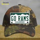 Go Rams Novelty License Plate Hat Cotton / Camoflauge