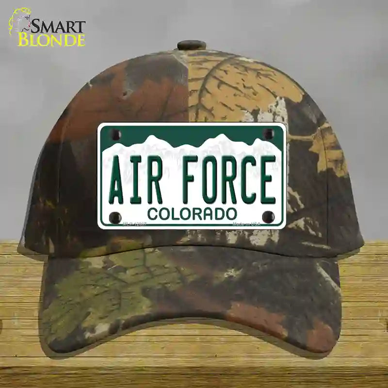 Air Force Novelty License Plate Hat Cotton / Camoflauge