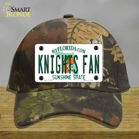 Knights Fan Novelty License Plate Hat Cotton / Camoflauge