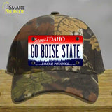 Go Boise State Novelty License Plate Hat Cotton / Camoflauge