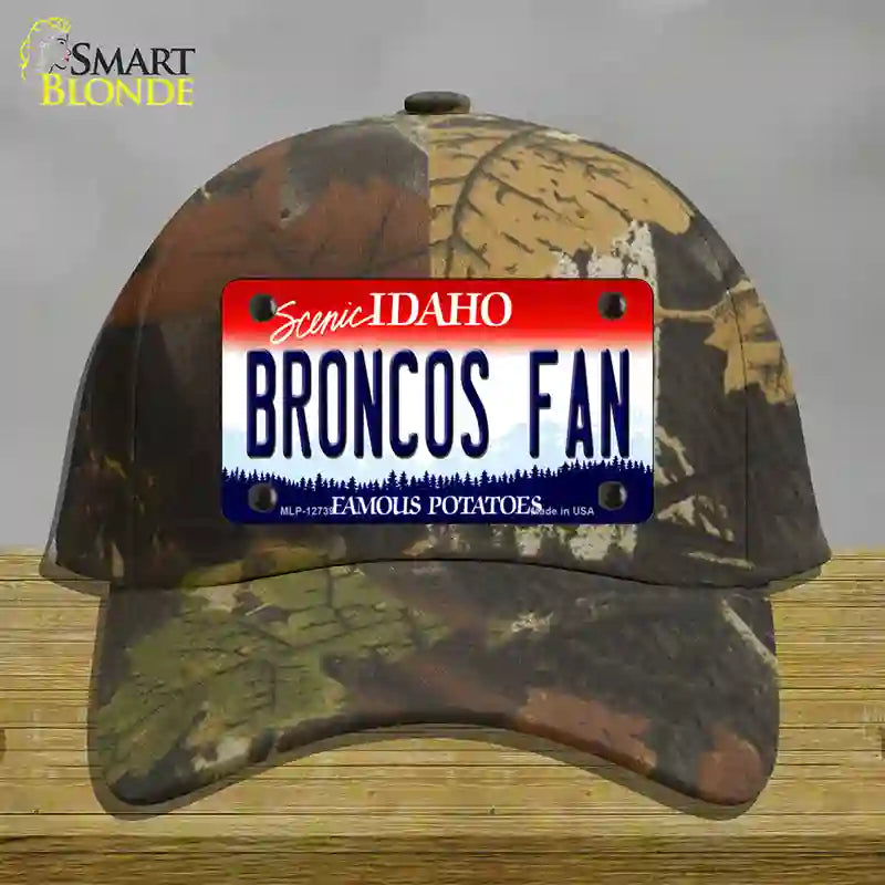 Broncos Fan Novelty License Plate Hat Cotton / Camoflauge