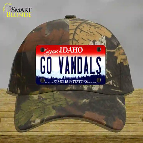 Go Vandals Novelty License Plate Hat Cotton / Camoflauge