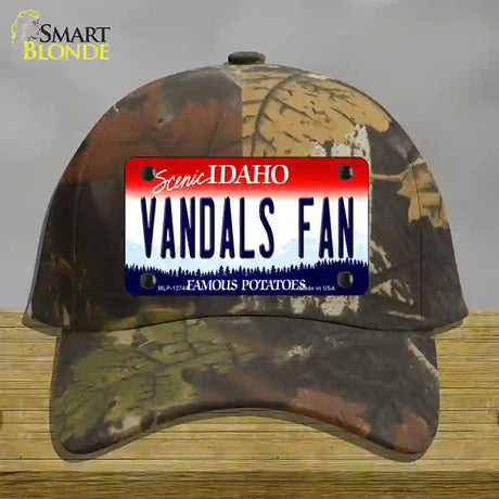 Vandals Fan Novelty License Plate Hat Cotton / Camoflauge