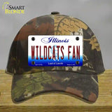 Wildcats Fan Illinois Novelty License Plate Hat Cotton / Camoflauge