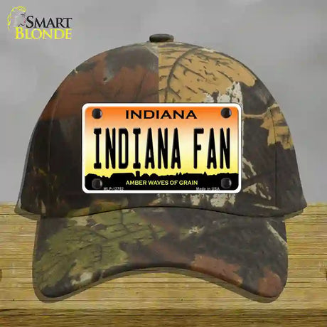 Indiana Fan Novelty License Plate Hat Tag Cotton / Camoflauge