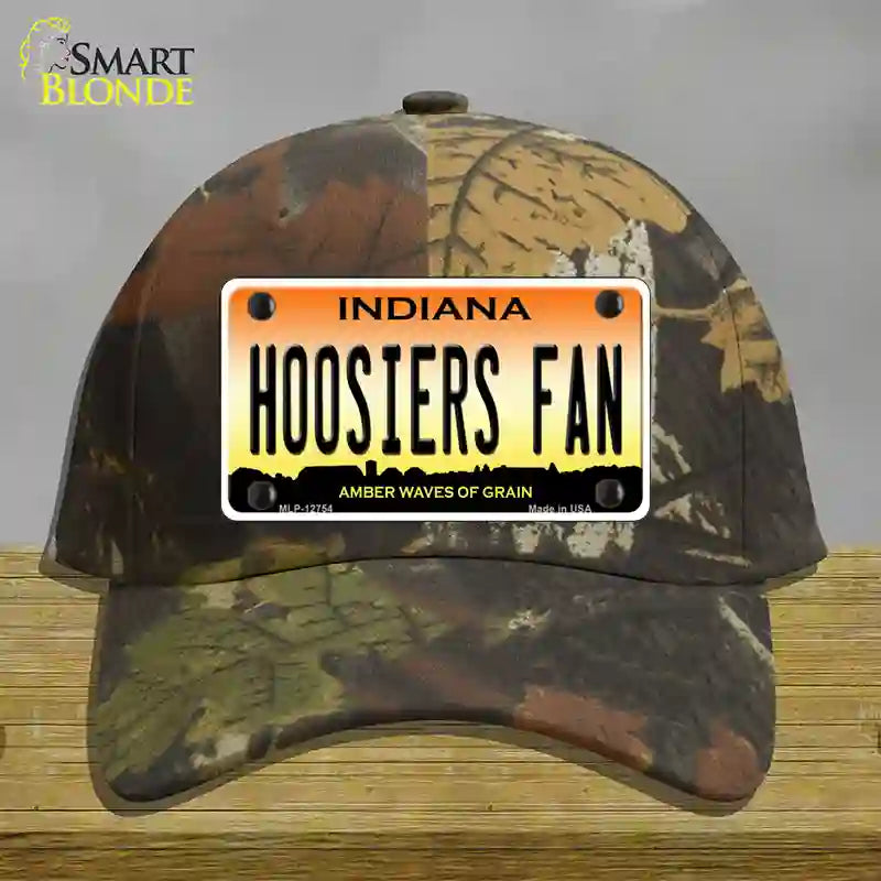 Hoosiers Fan Novelty License Plate Hat Tag Cotton / Camoflauge