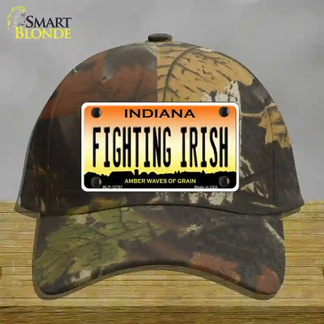 Fighting Irish Novelty License Plate Hat Tag Cotton / Camoflauge