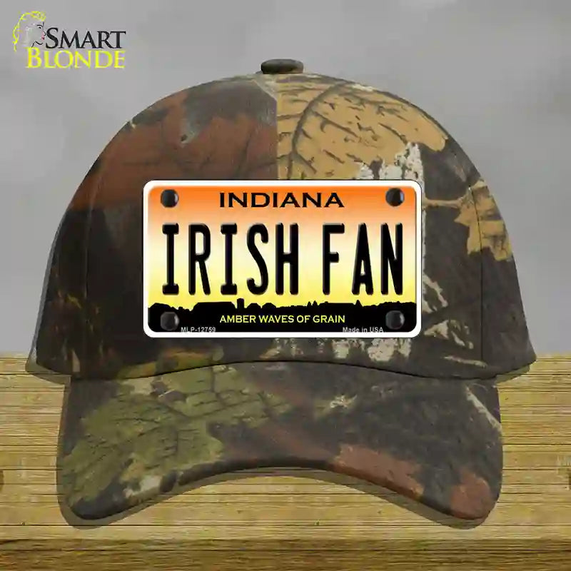 Irish Fan Novelty License Plate Hat Tag Cotton / Camoflauge