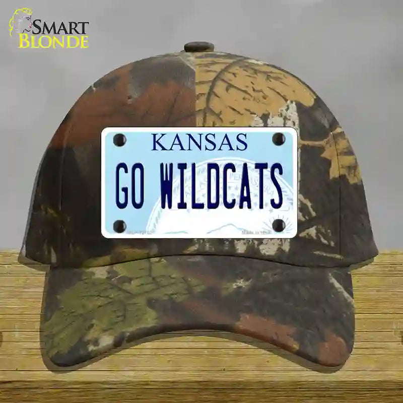 Go Wildcats Kansas Novelty License Plate Hat Tag Cotton / Camoflauge