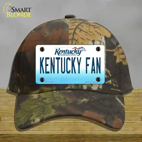 Kentucky Fan Novelty License Plate Hat Tag Cotton / Camoflauge