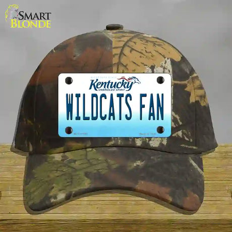 Kentucky Wildcats Fan Novelty License Plate Hat Tag Cotton / Camoflauge