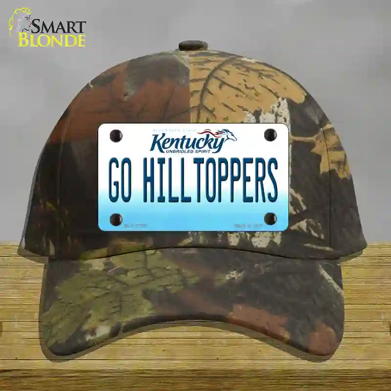 Go Hilltoppers Novelty License Plate Hat Tag Cotton / Camoflauge