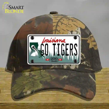 Louisiana Go Tigers Novelty License Plate Hat Tag Cotton / Camoflauge