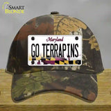 Go Terrapins Novelty License Plate Hat Tag Cotton / Camoflauge