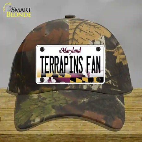 Terrapins Fan Novelty License Plate Hat Tag Cotton / Camoflauge