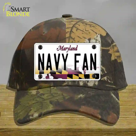 Navy Fan Novelty License Plate Hat Tag Cotton / Camoflauge