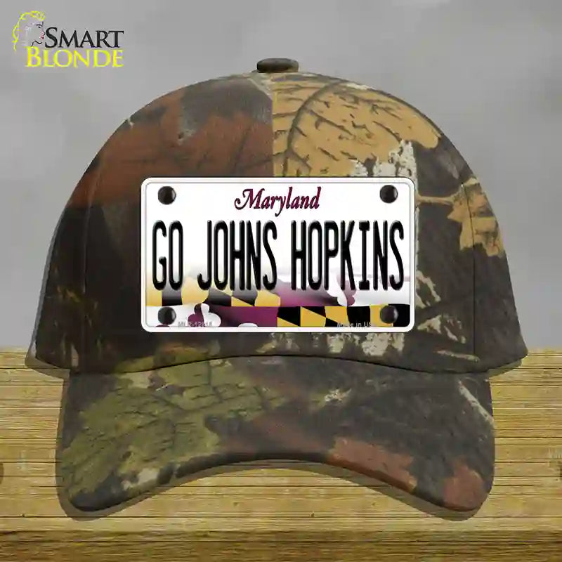 Go Johns Hopkins Novelty License Plate Hat Cotton / Camoflauge