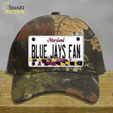 Blue Jays Fan Novelty License Plate Hat Cotton / Camoflauge