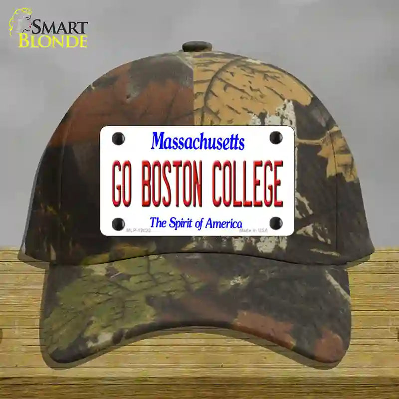 Go Boston College Novelty License Plate Hat Cotton / Camoflauge