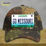 Go Missouri Novelty License Plate Hat Cotton / Camoflauge