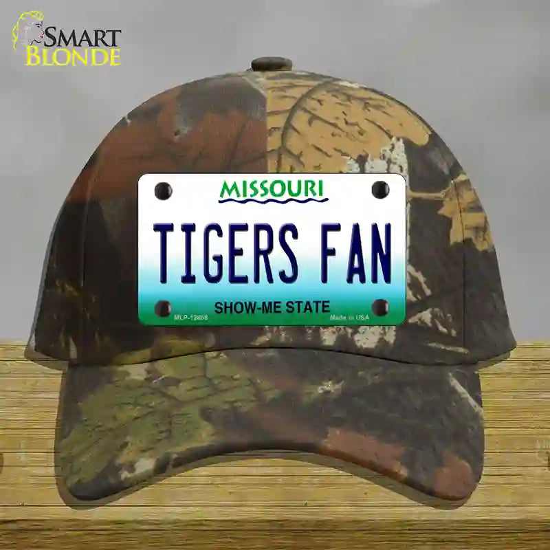 Tigers Fan Missouri Novelty License Plate Hat Cotton / Camoflauge