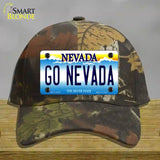 Go Nevada Novelty License Plate Hat Cotton / Camoflauge