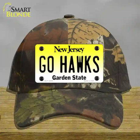 Go Hawks New Jersey Novelty License Plate Hat Cotton / Camoflauge