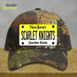 Scarlet Knights Novelty License Plate Hat Cotton / Camoflauge