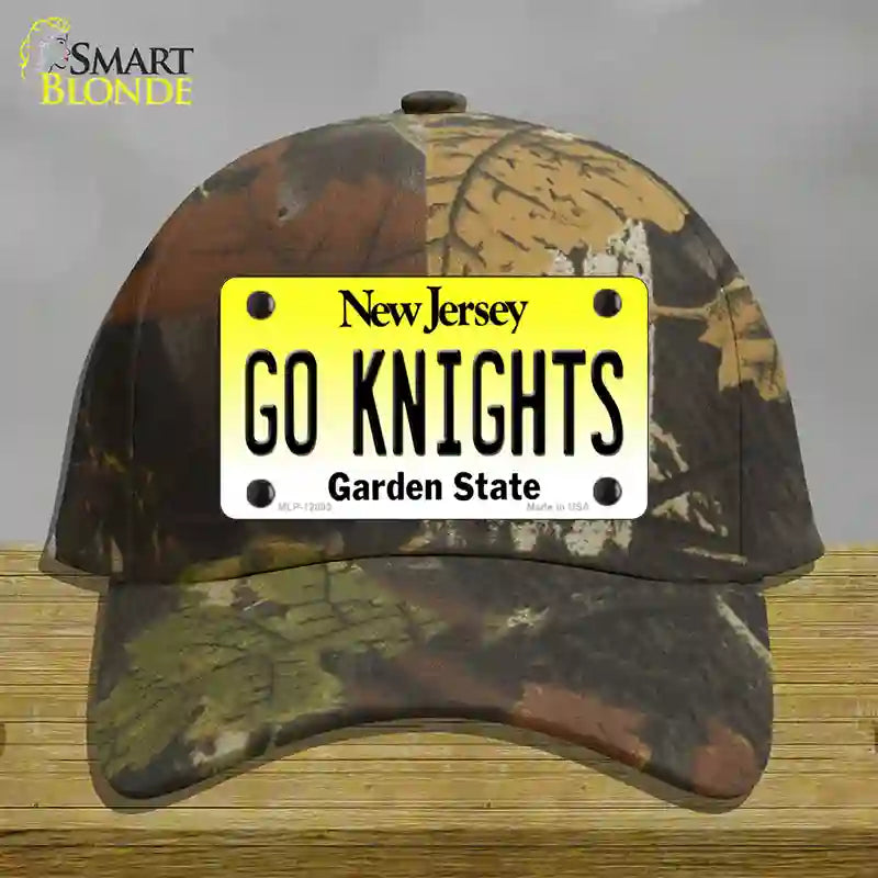 Go Knights New Jersey Novelty License Plate Hat Cotton / Camoflauge