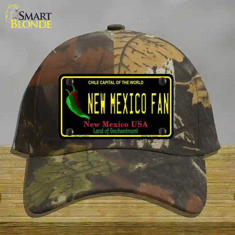 New Mexico Fan Novelty License Plate Hat Cotton / Camoflauge