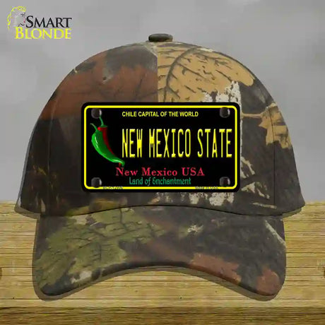 New Mexico State Novelty License Plate Hat Cotton / Camoflauge