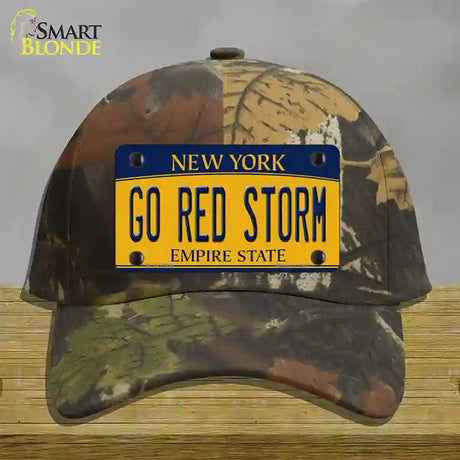 Go Red Storm Novelty License Plate Hat Cotton / Camoflauge