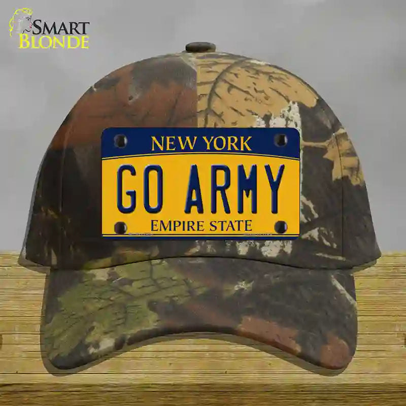 Go Army Novelty License Plate Hat Cotton / Camoflauge