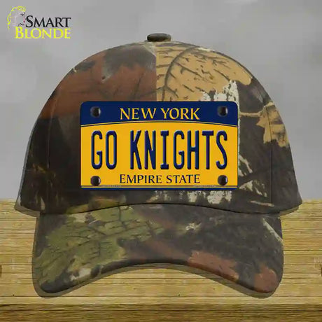 Go Black Knights Novelty License Plate Hat Cotton / Camoflauge