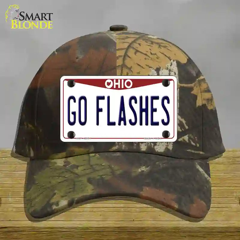 Go Flashes Novelty License Plate Hat Cotton / Camoflauge