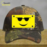 Sunglasses Cool Smiley Novelty License Plate Hat Cotton / Camoflauge