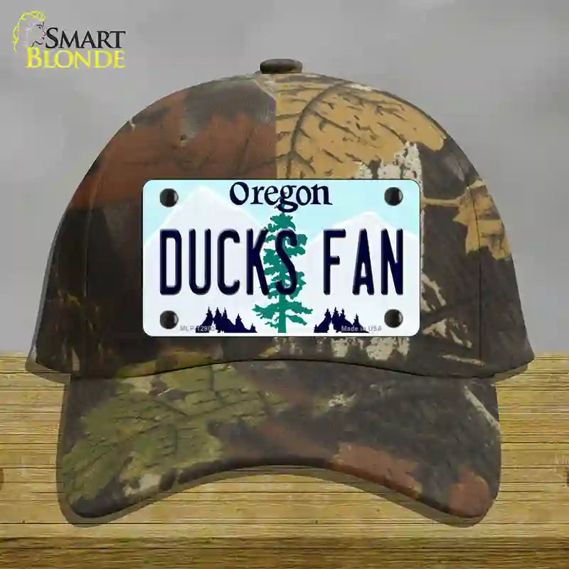 Ducks Fan Novelty License Plate Hat Cotton / Camoflauge