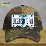 Oregon State Fan Novelty License Plate Hat Cotton / Camoflauge