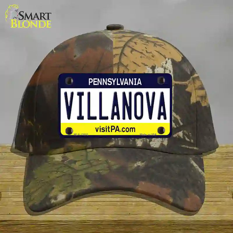 Villanova Novelty License Plate Hat Cotton / Camoflauge