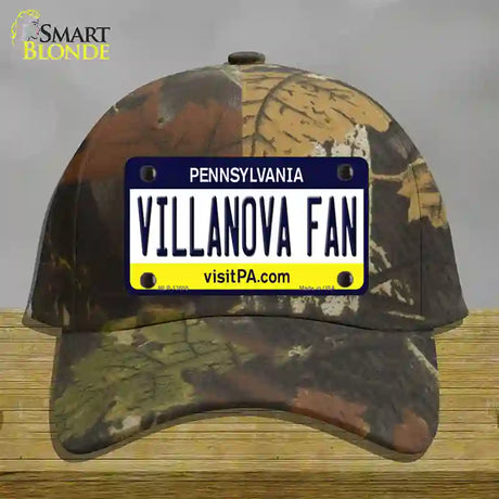 Villanova Fan Novelty License Plate Hat Cotton / Camoflauge