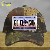 Go Clemson Novelty License Plate Hat Cotton / Camoflauge