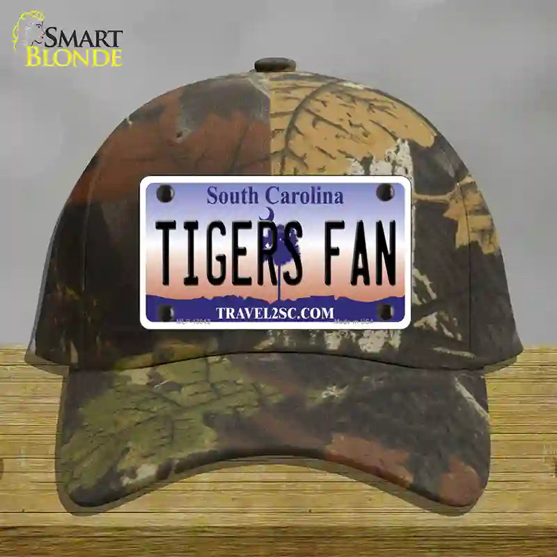 South Carolina Plate Tigers Fan Novelty License Plate Hat Cotton / Camoflauge