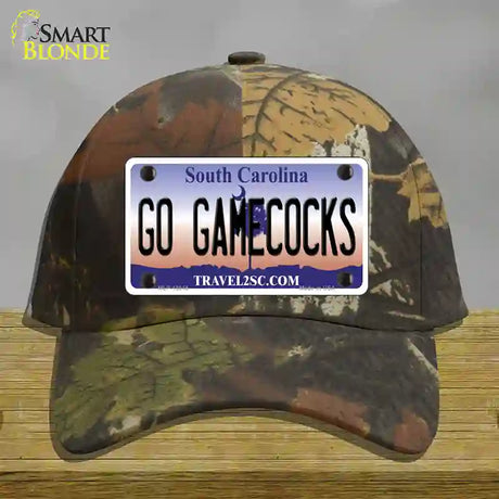 Go Gamecocks Novelty License Plate Hat Cotton / Camoflauge