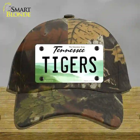 Tiger Tennessees Novelty License Plate Hat Cotton / Camoflauge