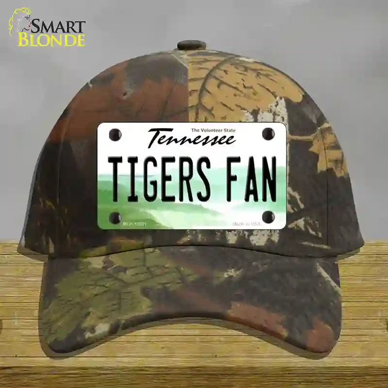 Tennessee Plate Tigers Fan Novelty License Plate Hat Cotton / Camoflauge